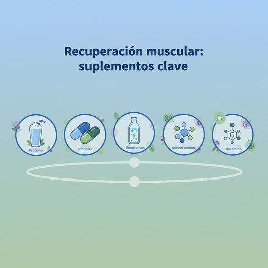Los suplementos más importantes para la recuperación muscular
