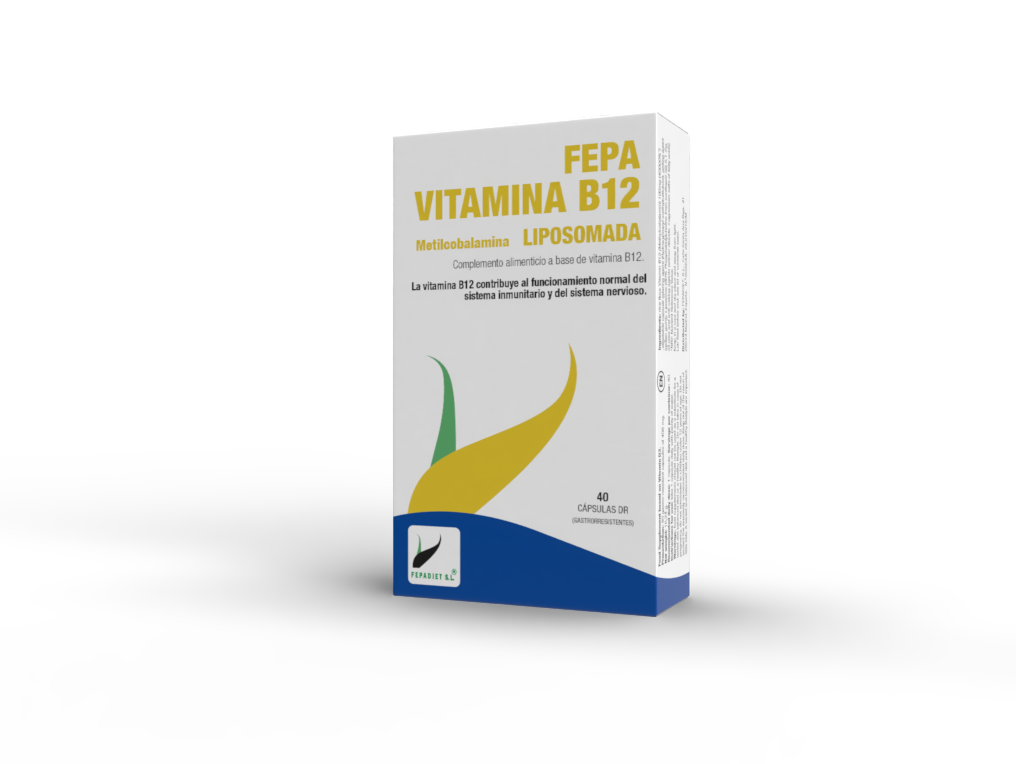 VITAMINA B12 LIPOSOMADO - 40 cápsulas