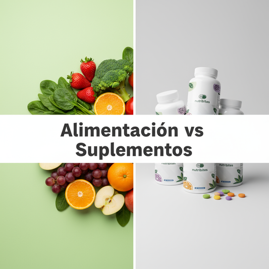 Alimentos naturales va suplementos: cuando es suficiente la alimentación y cuando necesitas suplementación