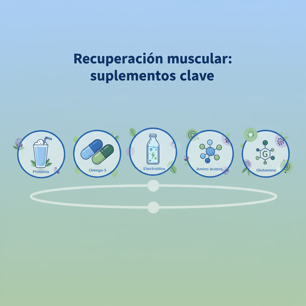 Los suplementos más importantes para la recuperación muscular