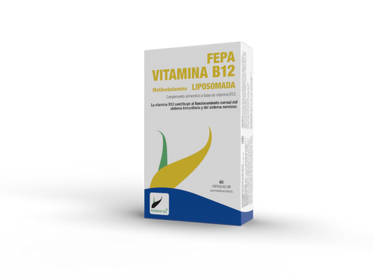 VITAMINA B12 LIPOSOMADO - 40 cápsulas