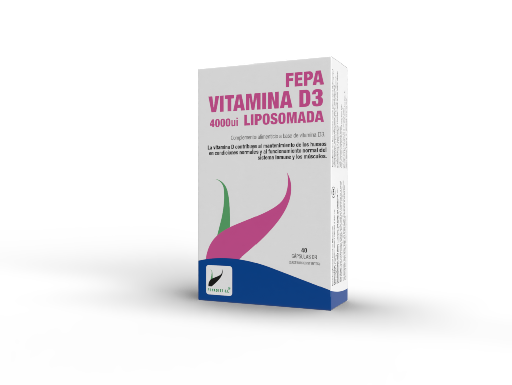 VITAMINA D3 LIPOSOMADO - 40 cápsulas