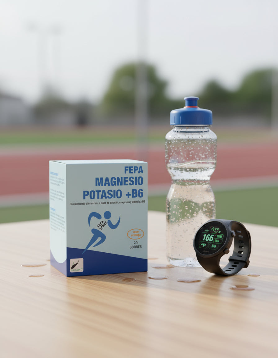 MAGNESIO POTASIO +B6 - 20 sobres