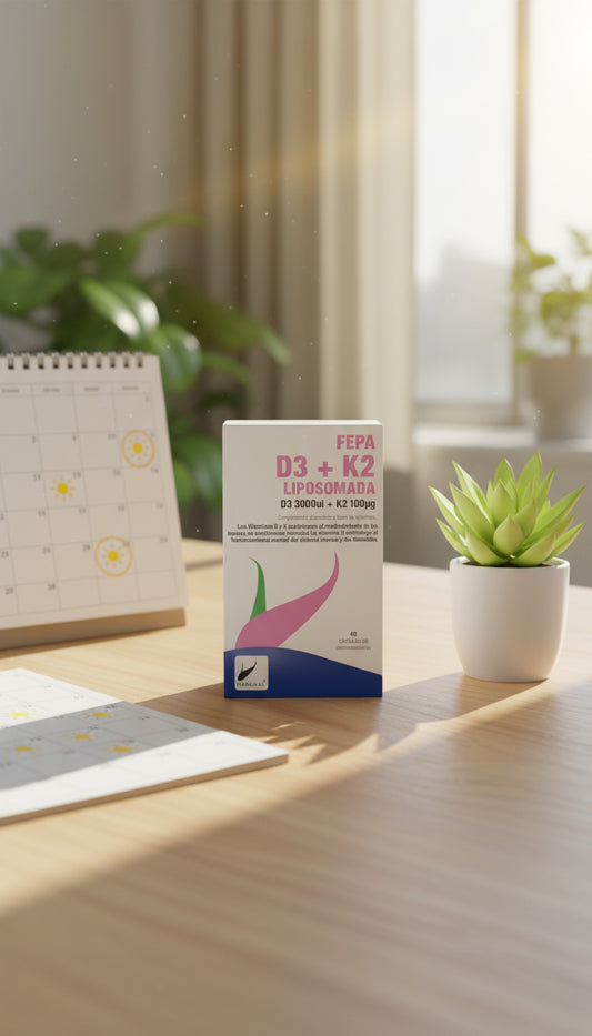 VITAMINA D3+K2 LIPOSOMADO - 40 cápsulas